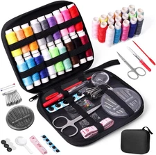 JUNING Sewing Kit with Case Portable Supplies for Home B-Nomal 