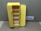 Vintage Barbie Yellow Refrigerator Freezer - Dream Furniture