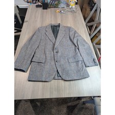 VTG 70s Kuppenheimer Wool Tweed Blazer Gardiner Selkirk Scotland Herringbone USA