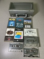 Lot Of 9 Music Cassette Tapes And Case