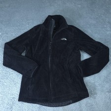 The North Face Jacket Womens Small Black Fleece Osito Full Zip Pockets Soft Cozy