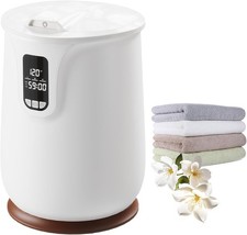 20L Flip-Top Towel Warmer  Timer, Adj Temp, LED Display  Auto Off for Bathroom