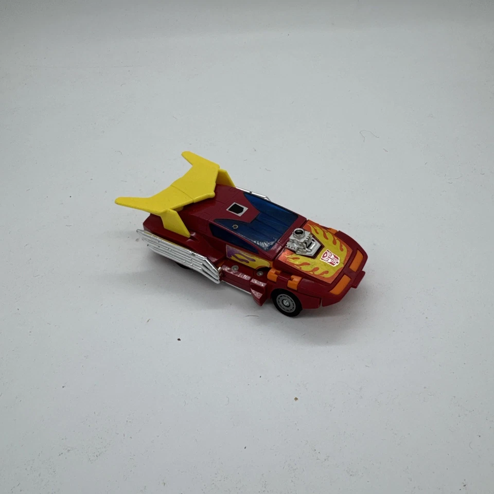 Vintage Hasbro Transformers G1 Cavalier Hot Rod Autobots Toy 1988 Incomplete - Image 2 of 4