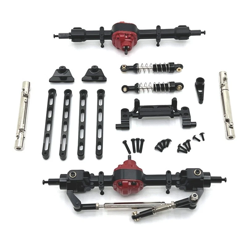 For 1/12 MN82 LC79 MN78 RC Aluminum Alloy Upgrade Front & Rear Assembly Part Kit - Image 2 of 4