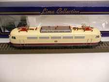 Lima 208457 H0 AC locomotiva elettrica BR 750 001-0 delle DB rosso/beige epoca V ottima in scatola originale