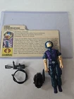 💥RARE 1985 GI JOE COBRA TELE VIPER 100% Complete TIGHT joints File Card NICE💥