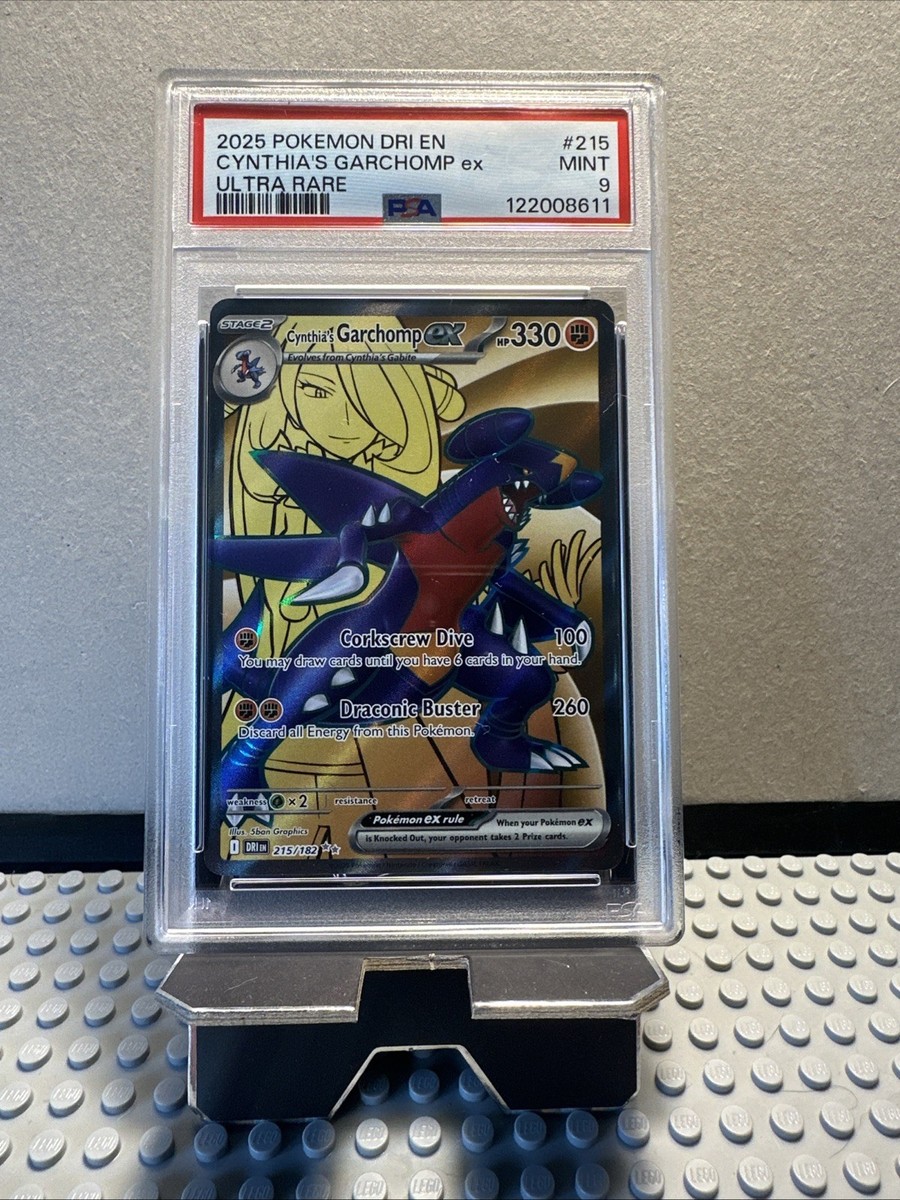 フォッコ PSA10 Cynthia's Garchomp ex 215/182 Sv10: Destined Rivals Holo for