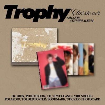 82Major - Trophy - Classic Version - incl. 16pg Lyric Book, Polaroid, Bookmark,