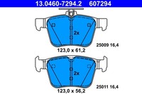 Bremsbelagsatz Scheibenbremse ATE 13.0460-7294.2 FüR Audi VW A3 Golf Passat TT 7