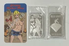 CMG Mint 1 Oz .999 Silver Art Bar Happy Labor Day Beauty Canceled W/ COA