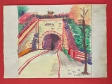 Vincent van Gogh Drawing on paper (Handmade) signed and stamped