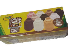Crayola Colors of the World 10 Pc Washable Project Paint - 2oz Each NIB