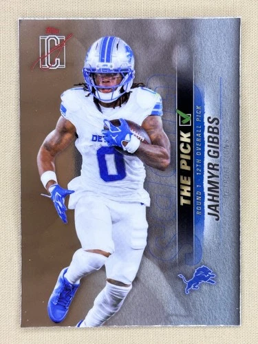 2025 Topps Signature Jahmyr Gibbs Base (RAW)