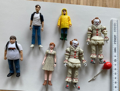 IT Es 6 Action-Figuren 2x Pennywise, Bill, Beverly, Ben, Georgie Funko 2017 Top!