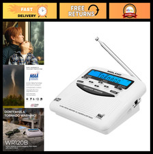NOAA Emergency Weather Alert Radio - Localized Programming, Trilingual Display,