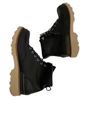 Sorel Mens Moc-Toe Waterproof Boots Caribou Mens 11.5 Black Lace Up Outdoor NIB