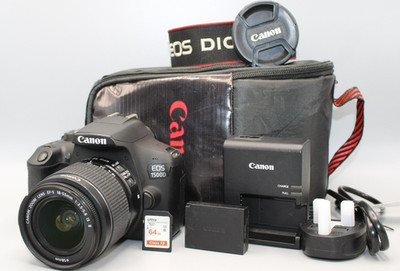  Canon EOS 1500D / 2000D DSLR Camera 24.1MP Wi-Fi HD Beginner Kit   Low shutter