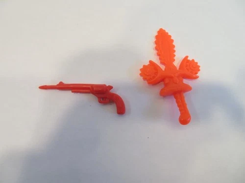 Vintage Lot Playmates TMNT Parts/Accessories WolfMan Silver Bullet/Bebop Knife