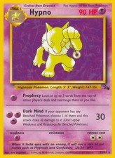Hypno - 23/62 - Pokemon Fossil Unlimited Rare Card WOTC MP