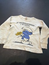 1970  s Smurfs T Shirt Kids Size 7