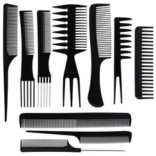 Styling Hair Comb 10PCS Hair Stylists Professional Styling Comb Set Variety Pack