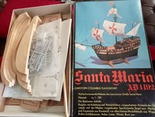 Santa Maria Wooden Vintage Boat Kit By Igra  With Instructions.