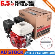 Horizontal Shaft Recoil Start 6.5HP OHV 4 Stroke Petrol Engine Stationary Motor