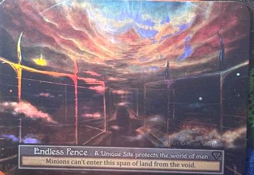 Endless Fence - FOIL UNIQUE (Gothic) - Sorcery Contested Realm TCG Card
