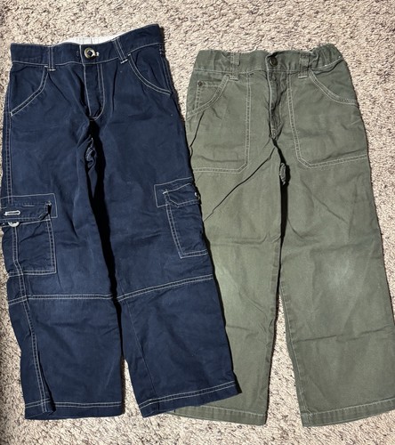 Gymboree Boys Pants Bundle 12 Pair Cargo Elastic Waist Vintage size 6 - Picture 6 of 8