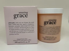 PHILOSOPHY WHIPPED BODY CREME CREAM AMAZING GRACE 16 OZ NEW WITH BOX
