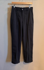 Jordan Women's Track Pants Black S Standard Fit Woven Zip Pockets 30" FN5446-010