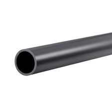 PVC Rigid Round Pipe 20.5mm ID 25mm OD 0.65m Dark Grey High Impact