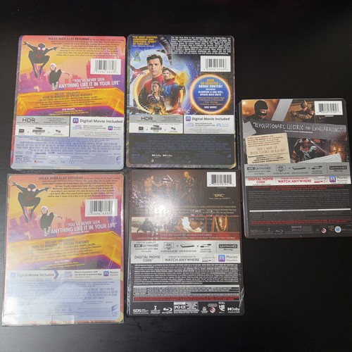 4k Blu-Ray Steelbook Lot (5) (see descriptions) (digital all included) - Bild 7 von 13