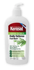 Kerasal Daily Defense Foot Wash Daily Cleanser with Tea Tree Oil , 12 Ounce