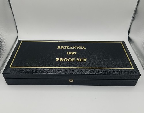 1987 Britannia Proof Set Box With COA (No Coins) #21280
