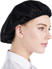 5Pcs Chef Hat Reusable Cooking Hair Net for Women Men Chef Works Hats Mesh Hair