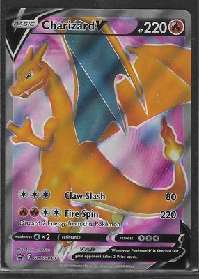Charizard V Full Art SWSH050 Pokemon SWSH Promo NM | eBay