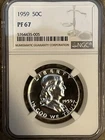 1959 Franklin Silver Half Dollar Proof-PF67-NGC