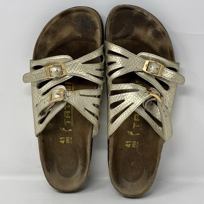 Tatami Birkenstock Women s 41 US 10  Sunny Bronze Slides Sandals Shoe Birk Birks