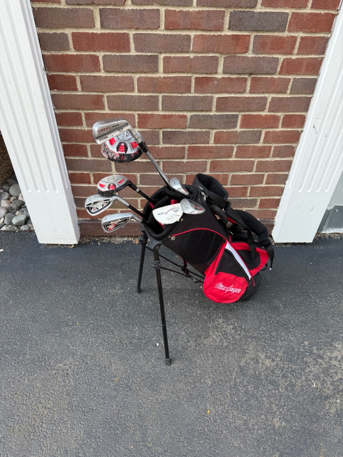 Set With Bag & Stand Right-handed Red/bla