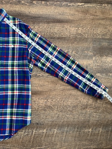 Polo Ralph Lauren Classic Fit Plaid Flannel Workshirt Multicolor Medium - Picture 11 of 12