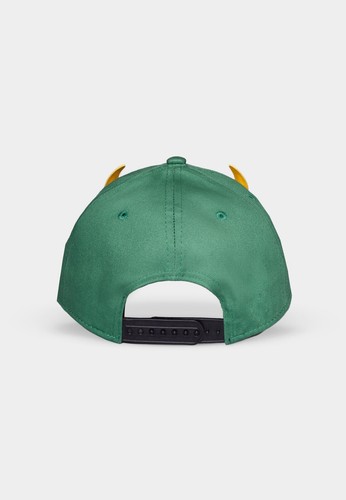 GORRA DE BÉISBOL MARVEL COMICS LOKI CASCO CON CUERNOS COSPLAY VERDE SNAPBACK - Imagen 2 de 5