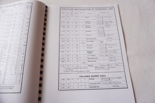 Ferrocarril Fascimilie de junio de 1954 aviso de trabajo trenes de vapor Londres Este - Imagen 3 de 5