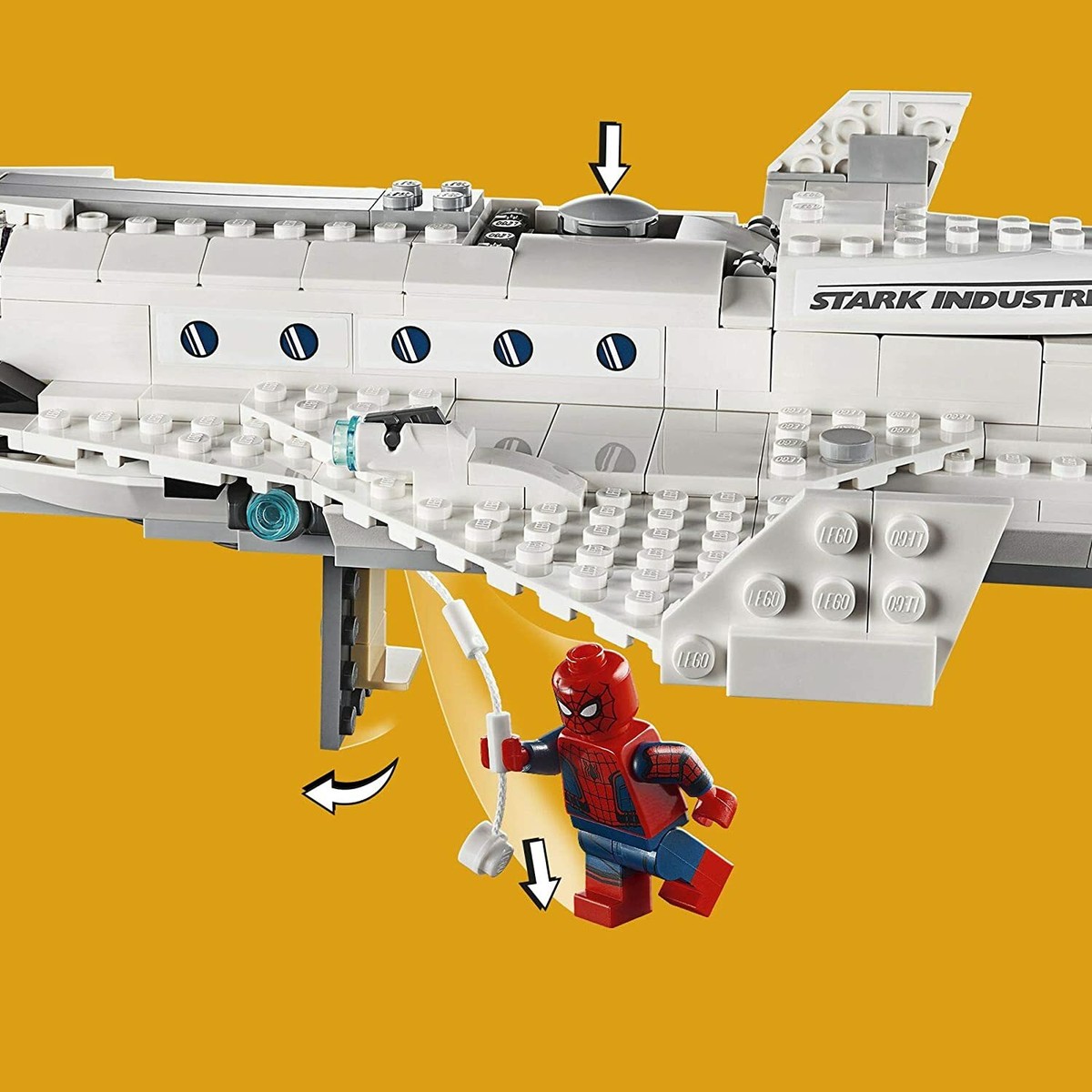 Lego Marvel Super Heroes 76130 STARK JET AND DRONE ATTACK Mysterio