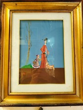 Veniero Canevari "Passeggiata" Olio su tavola 25x35 (II)