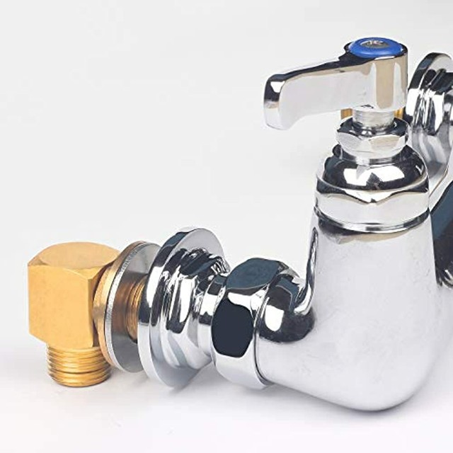 Commercial Faucet Installation Kit, Backsplash Mount Set Connector Adapter For eBay