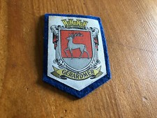 ECUSSON A COUDRE BLASON GERARDMER ANCIEN