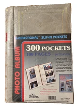 Vintage Pioneer Le Memo Bi-Directional Slip In Pocket Photo Album Spiral 4 x 6