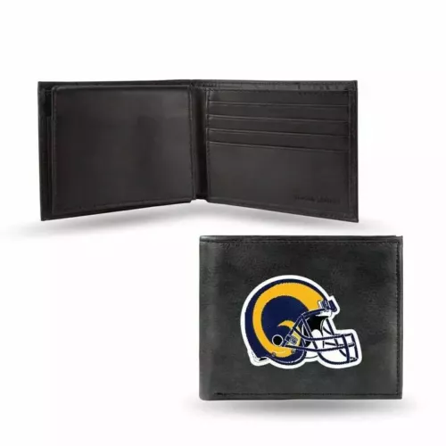 LOS ANGELES RAMS MEN'S PREMIUM BILLFOLD WALLET EMBROIDERED