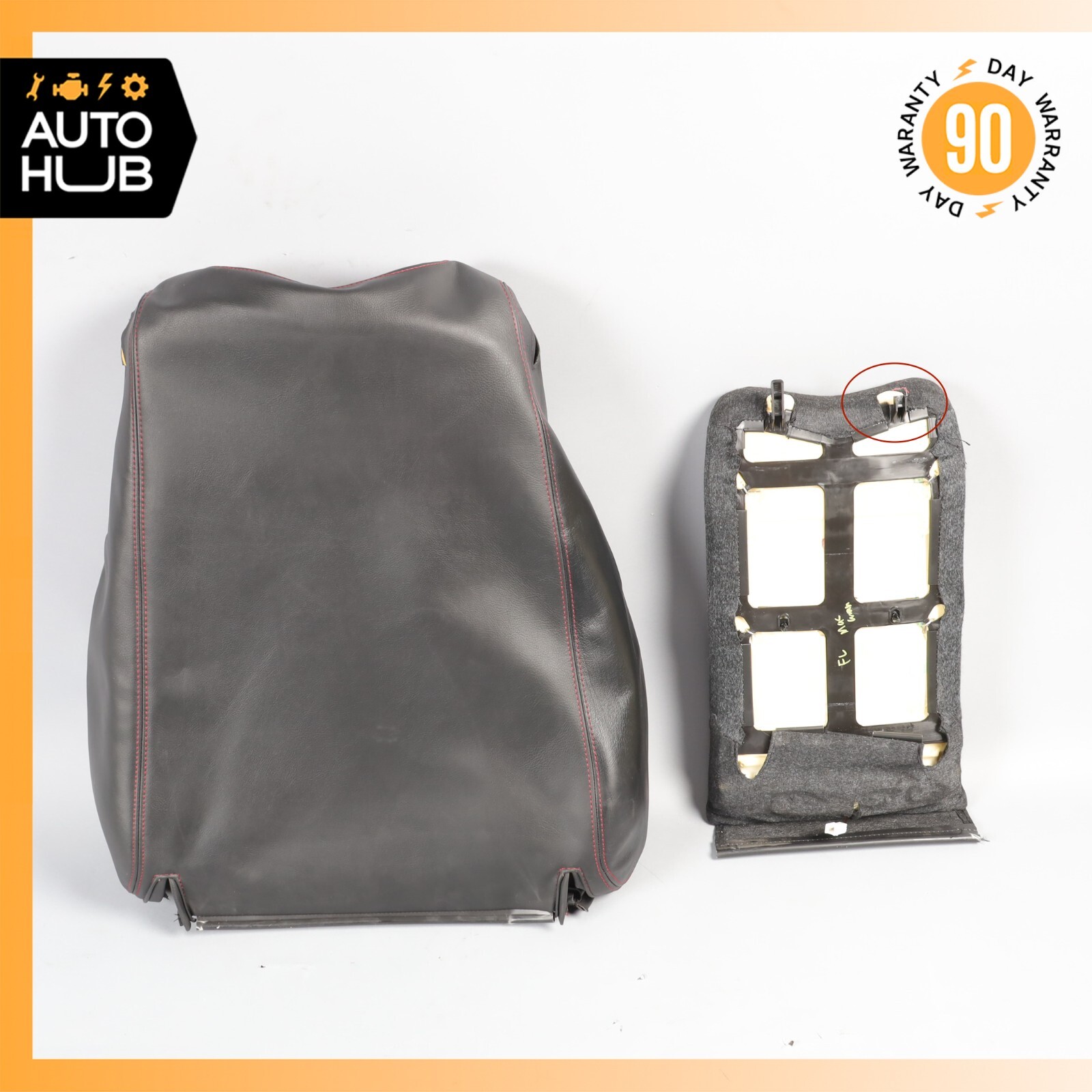 08-12 Maserati GranTurismo S M145 Left Driver Side Top Upper Seat Cushion OEM